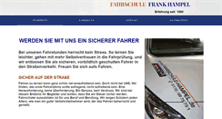 Desktop Screenshot of fahrschule-hampel.de